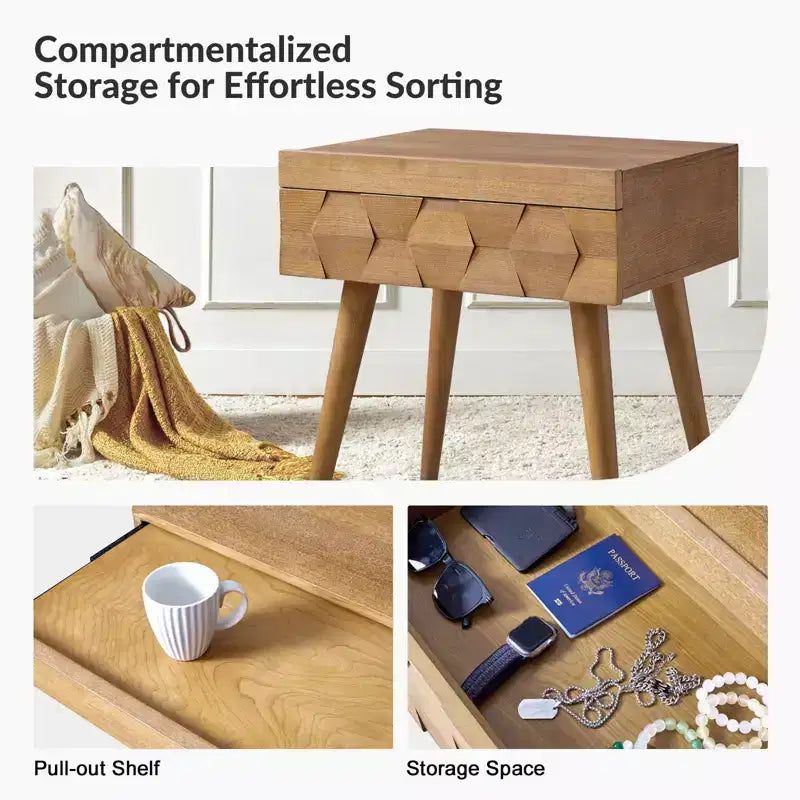 Table d'appoint Mid-century Modern