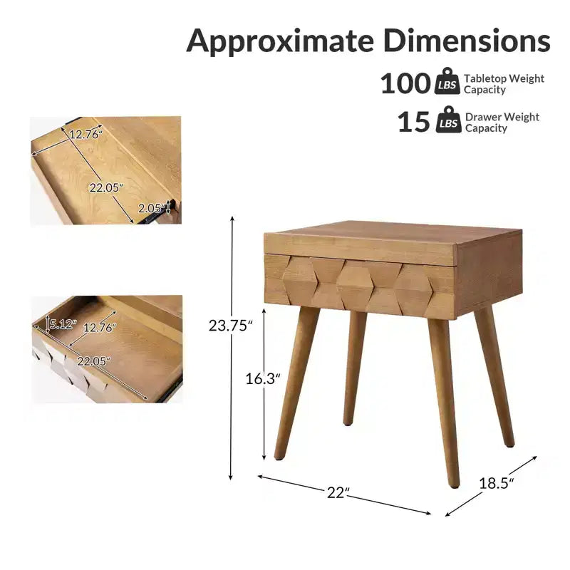 Table d'appoint Mid-century Modern