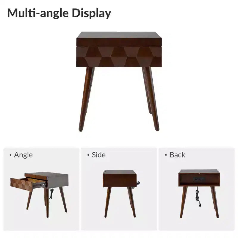 Table d'appoint Mid-century Modern