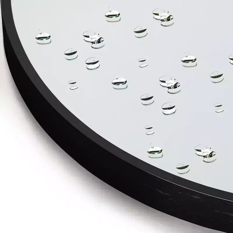 Miroir pleine longueur à cadre fin en alliage avec arche à angle droit