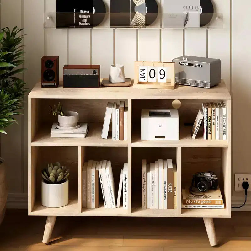 Meuble pour platine vinyle de 39,5 po avec station de recharge, meuble en bois d'ingénierie pouvant contenir plus de 350 albums vinyles, pour salon, chambre à coucher, bureau