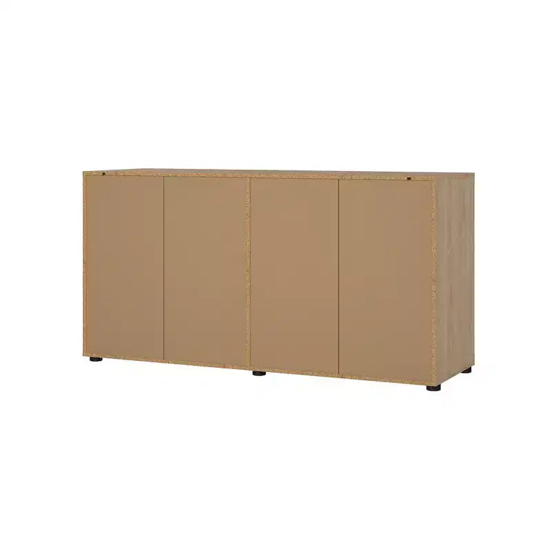 Commode double à 6 tiroirs, Jackson Hickory