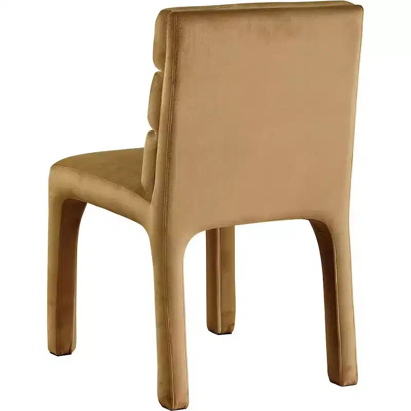 Chaise de salle à manger en velours Selle