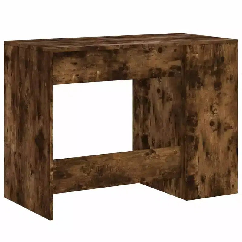 Bureau blanc en bois composite, moyen, rectangulaire, moderne