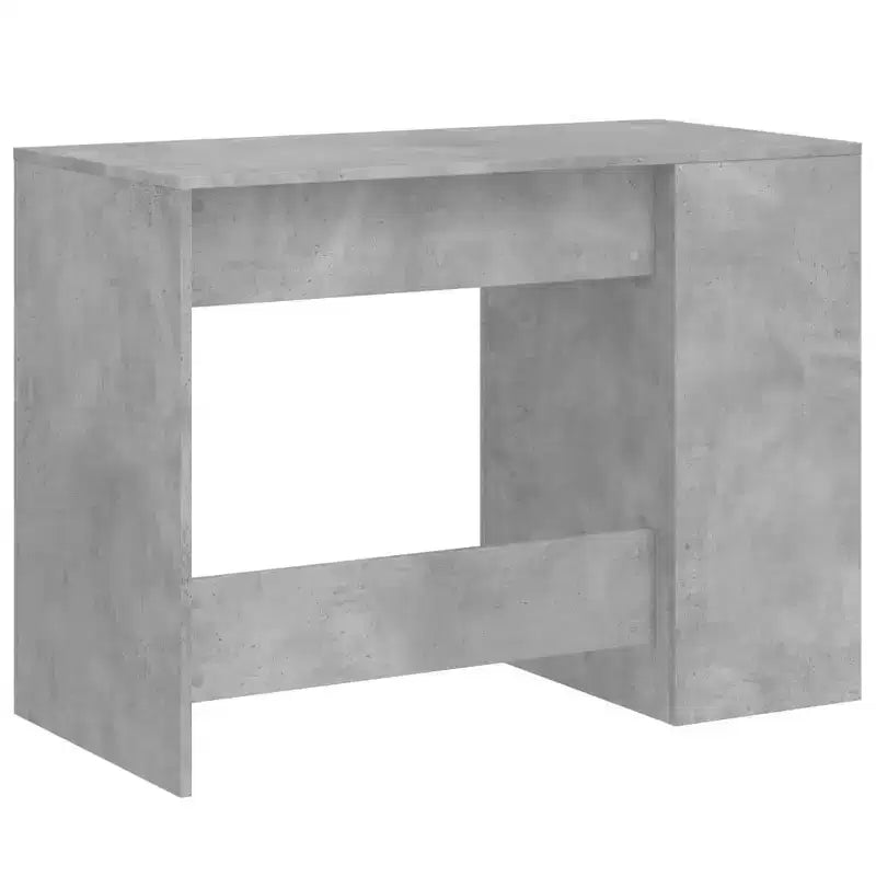 Bureau blanc en bois composite, moyen, rectangulaire, moderne