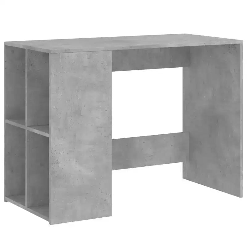 Bureau blanc en bois composite, moyen, rectangulaire, moderne