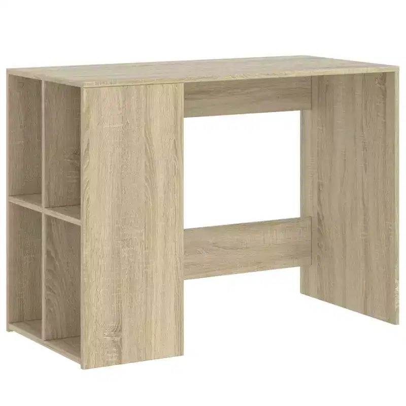 Bureau blanc en bois composite, moyen, rectangulaire, moderne