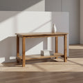 Buylateral Hathaway Modern Farmhouse Counter Height Rectangular Dining Table Driftwood