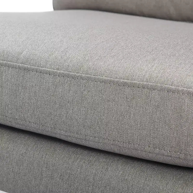 Fauteuil d'appoint en métal bronze gris : Polyester rembourré, fauteuil club moderne d'une capacité de 113 kg