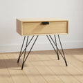 Newell Side Table Natural - Adore Decor
