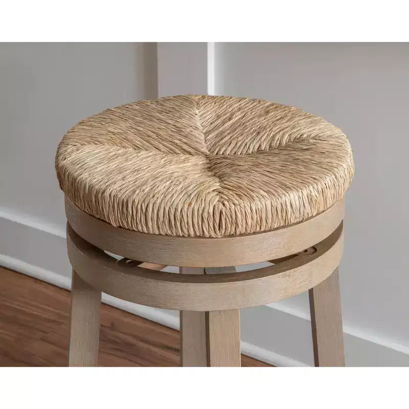 Tabouret de bar pivotant sans dossier, hauteur comptoir