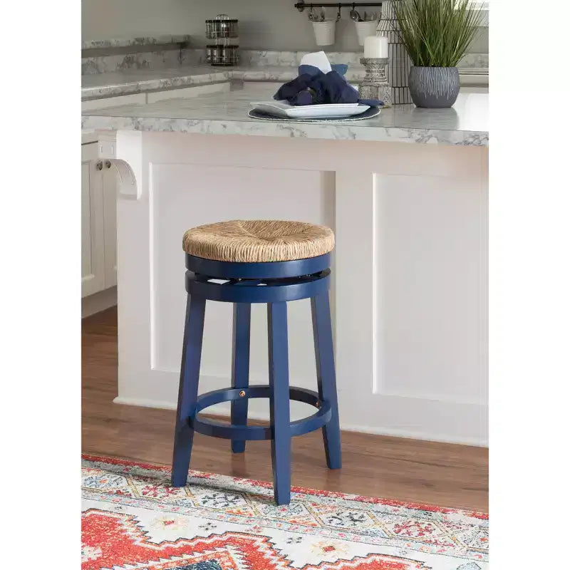 Tabouret de bar pivotant sans dossier, hauteur comptoir