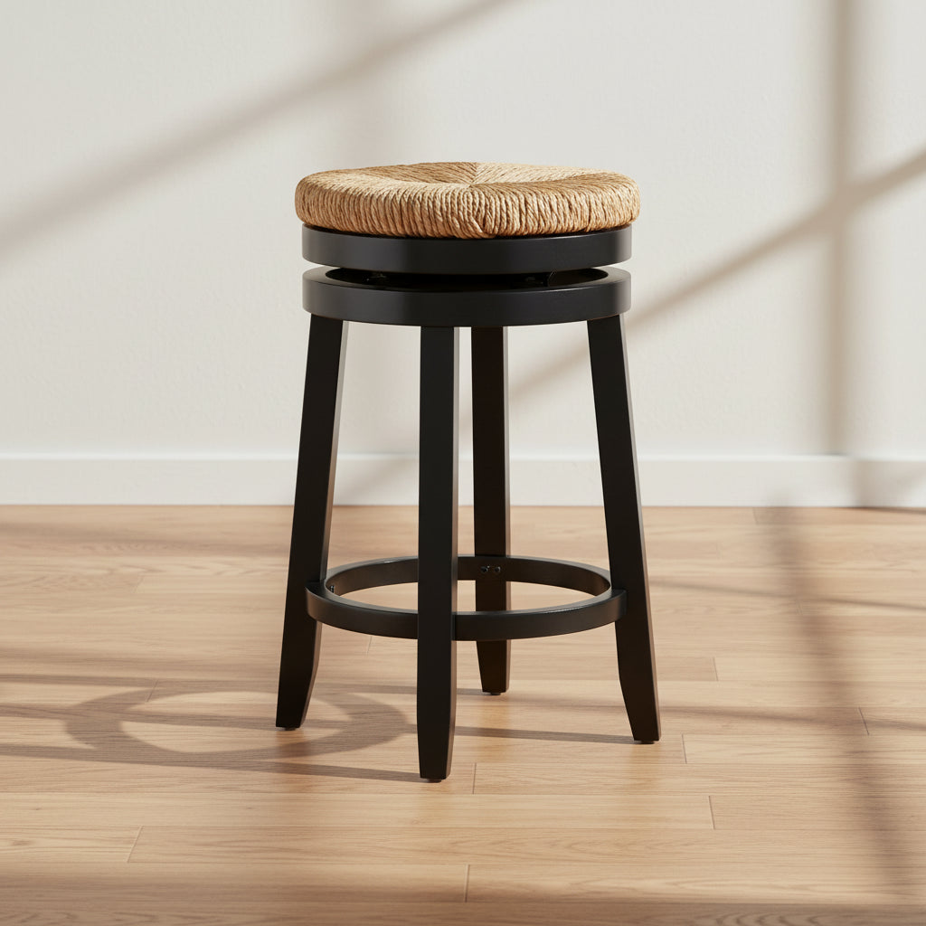 Noah Swivel Backless Counter Height Barstool - Powell